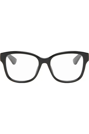 Gucci Black Large Square Acetate Glasses