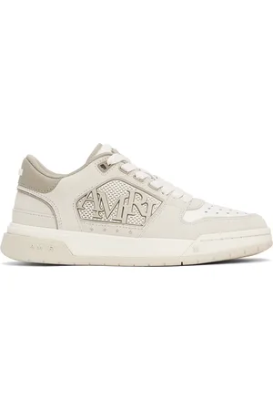 AMIRI Gray Suede Classic Low Sneakers