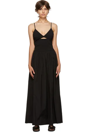 ESSE Black Tri Knit Maxi Dress