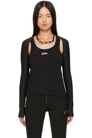 Jean Paul Gaultier Brown Graphic Cardigan