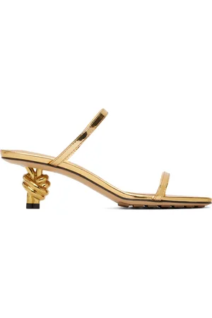 Bottega Veneta Gold Knot Mules