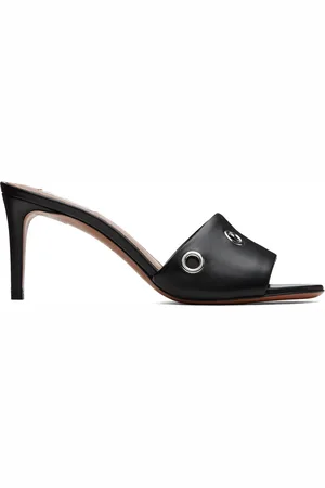 Alaïa Black Oeillets Mules