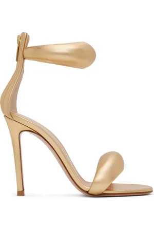Gianvito Rossi Gold Bijoux Heeled Sandals