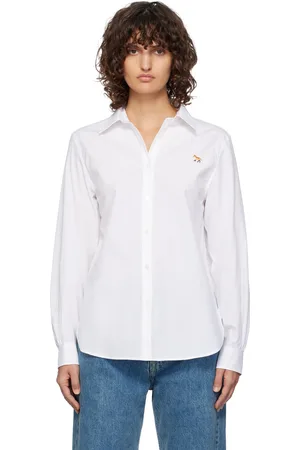 Maison Kitsuné White Baby Fox Classic Shirt
