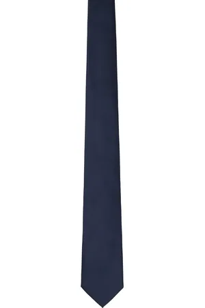 Salvatore Ferragamo Navy Silk Tie