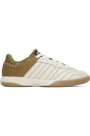 WALES BONNER Off-White & Brown adidas Originals Edition Samba Millennium Sneakers