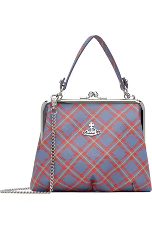 Vivienne Westwood Blue & Orange Granny Frame Bag