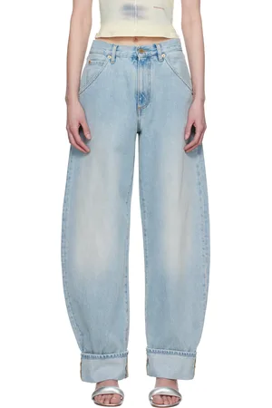 DARKPARK Blue Khris Barrel Leg Jeans