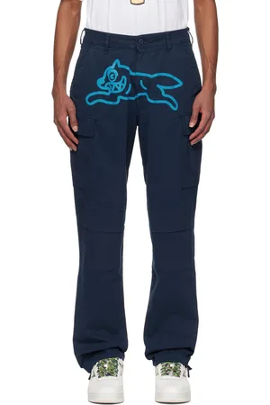ICECREAM Navy Running Dog Cargo Pants