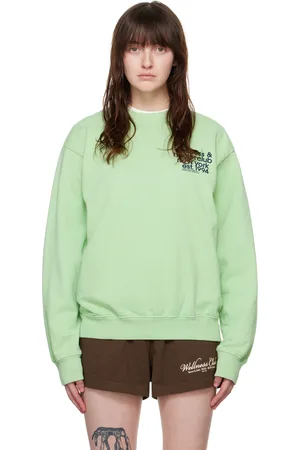 Sporty & Rich Green USA Health Club Sweatshirt