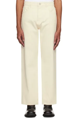 Rohe Off-White Relaxed Leg Jeans
