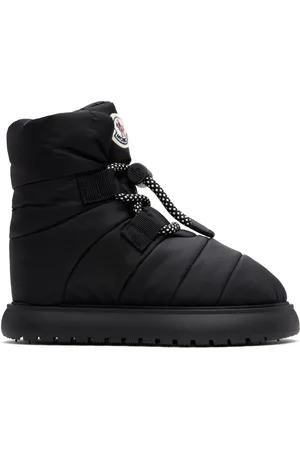 Moncler Black Gaia Pull Snow Boots