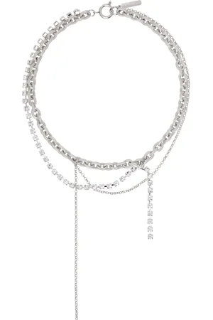 Justine Clenquet Silver Daisy Necklace