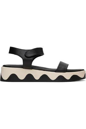 Ancient Greek Sandals Black Salamina Sandals