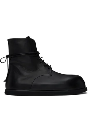 MARSÈLL Black Gigante Lace Up Ankle Boots