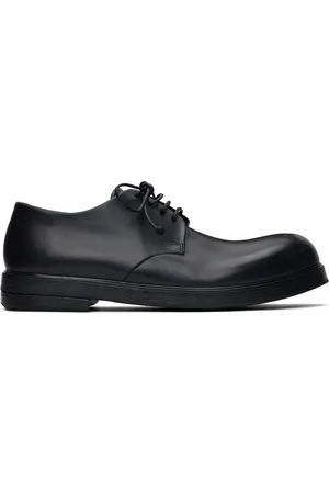 MARSÈLL Navy Zucca Zeppa Derbys