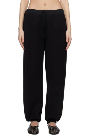 Carven Black Jersey Jogger Sweatpants