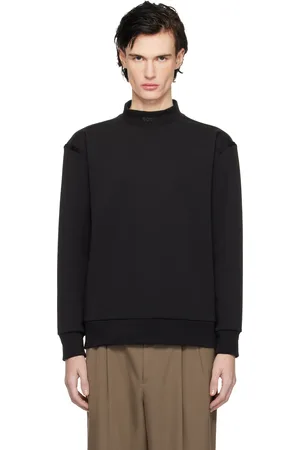 HUGO BOSS Black Mock Neck Sweatshirt