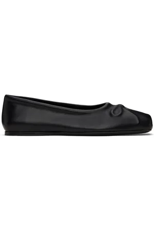 Marni Black Seamless Little Bow Ballerina Flats