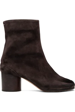 Maison Margiela Brown Tabi Ankle Boots