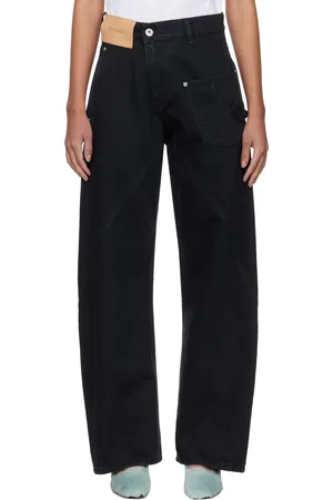 J.W.Anderson Black Twisted Workwear Jeans