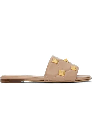 VALENTINO GARAVANI Pink Roman Stud Sandals