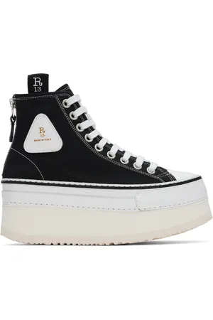R13 Black Courtney Sneakers