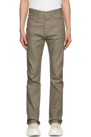 Rick Owens Gray Jim Cut Jeans