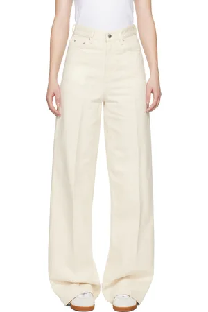 Totême Off-White Wide-Leg Jeans