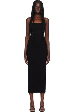 Leset Black Rio Bandeau Midi Dress