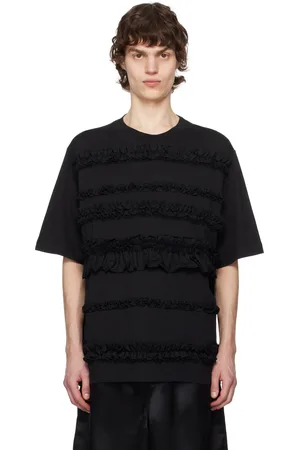 Simone Rocha Black Ruffle Frill T-shirt