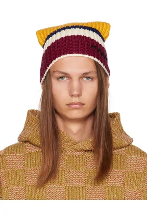 Marni Multicolor Logo Beanie