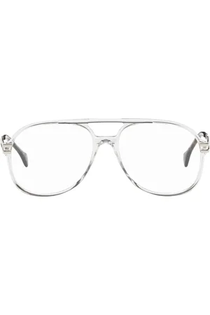 Gucci Transparent & Silver GG1106O Glasses