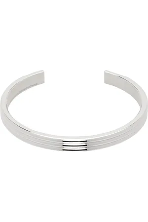 Le Gramme Silver Godron Ribbon 