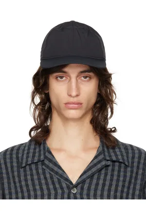 OUR LEGACY Navy Peached Nylon Cap