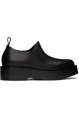 Bottega Veneta Black Torino Slip-on Loafers