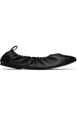 The Row Black Glove Flats