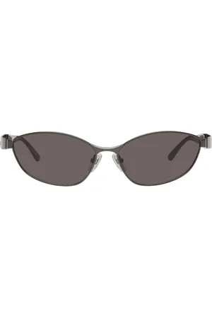 Balenciaga Gunmetal Miami Sunglasses