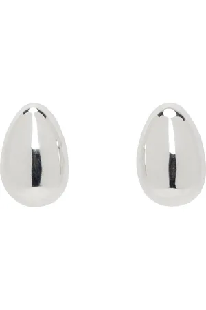 Sophie Buhai Silver Tiny Egg Stud Earrings
