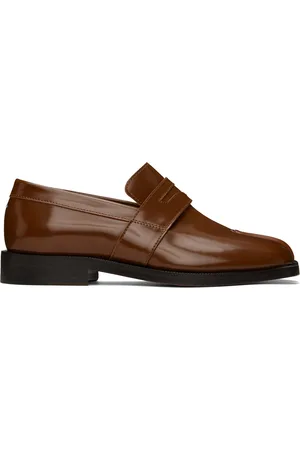 Maison Margiela Brown Tabi Loafers