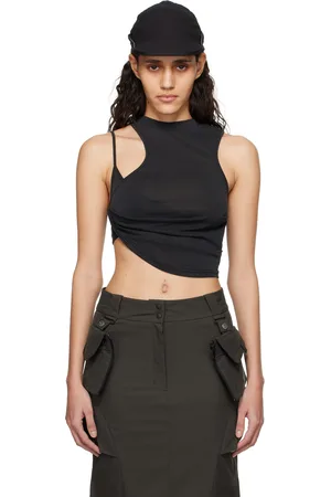 Hyein Seo SSENSE Exclusive Black Tank Top