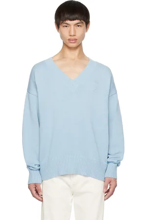 Ami Blue Ami de Cœur Sweater