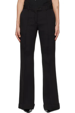 Acne Studios Black Pleated Trousers