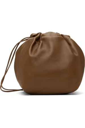 Jil Sander Brown Dumpling Bag