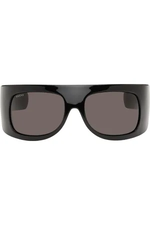 Gucci Black Shield Sunglasses