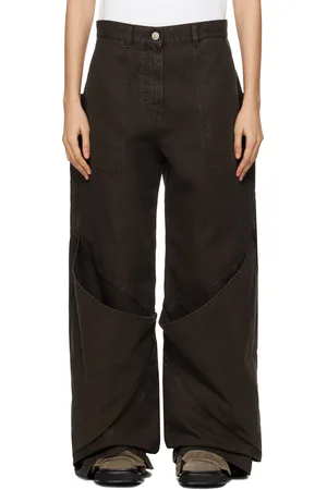 The Attico Brown Long Jeans
