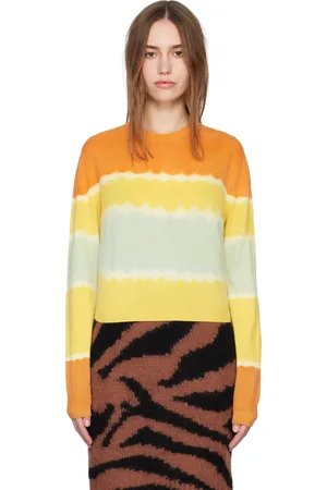 THE ELDER STATESMAN Multicolor Deep Dive Crewneck Sweater