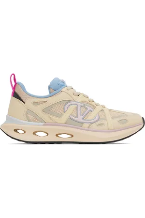 VALENTINO GARAVANI Beige Vlogo Easyjog Sneakers