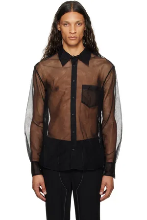 Simone Rocha Black Sheer Shirt