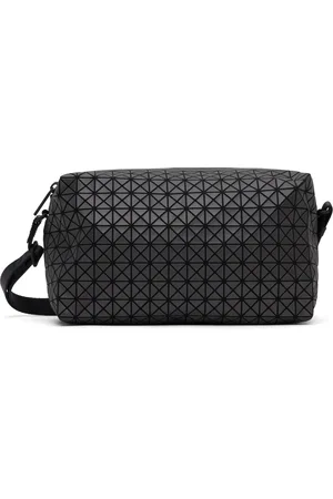 Issey Miyake Gunmetal Saddle Bag